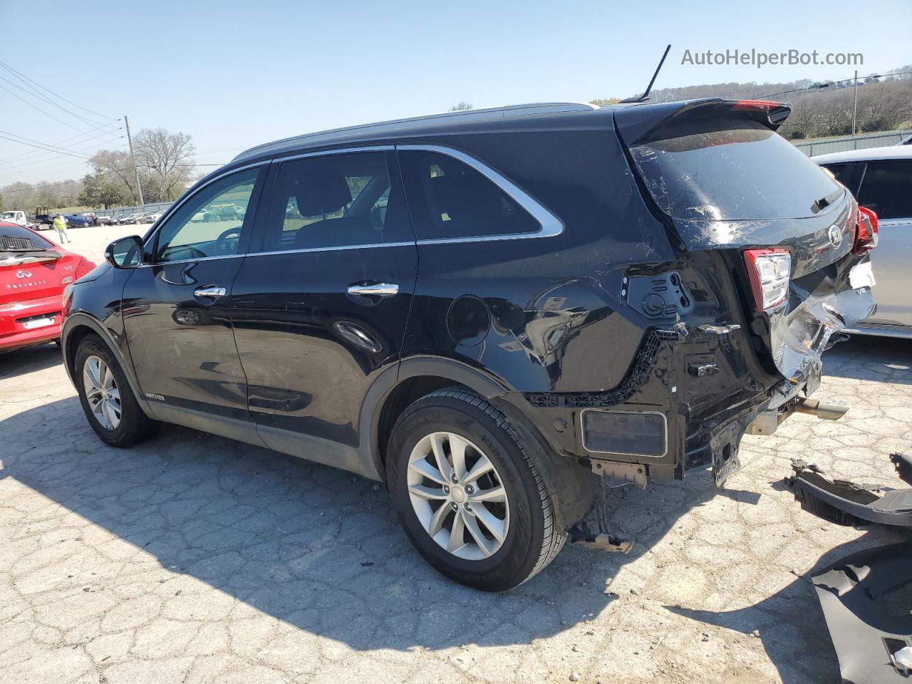 2017 Kia Sorento Lx Black vin: 5XYPGDA58HG324685