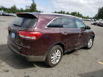 2018 Kia Sorento Lx Maroon vin: 5XYPGDA58JG343081