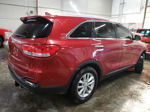 2018 Kia Sorento Lx Бордовый vin: 5XYPGDA58JG345669