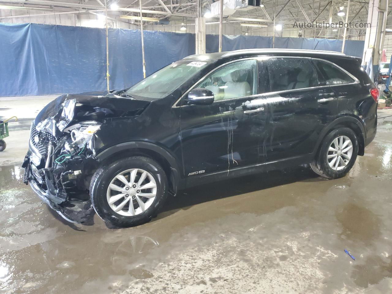 2018 Kia Sorento Lx Черный vin: 5XYPGDA58JG381510