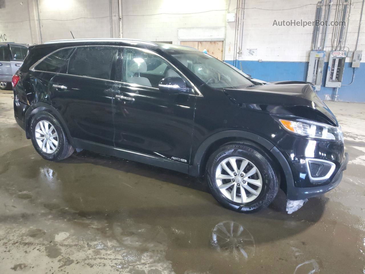 2018 Kia Sorento Lx Черный vin: 5XYPGDA58JG381510