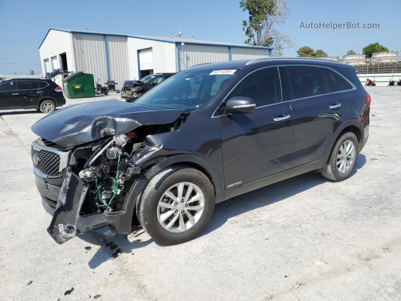 2018 Kia Sorento Lx Charcoal vin: 5XYPGDA58JG406471