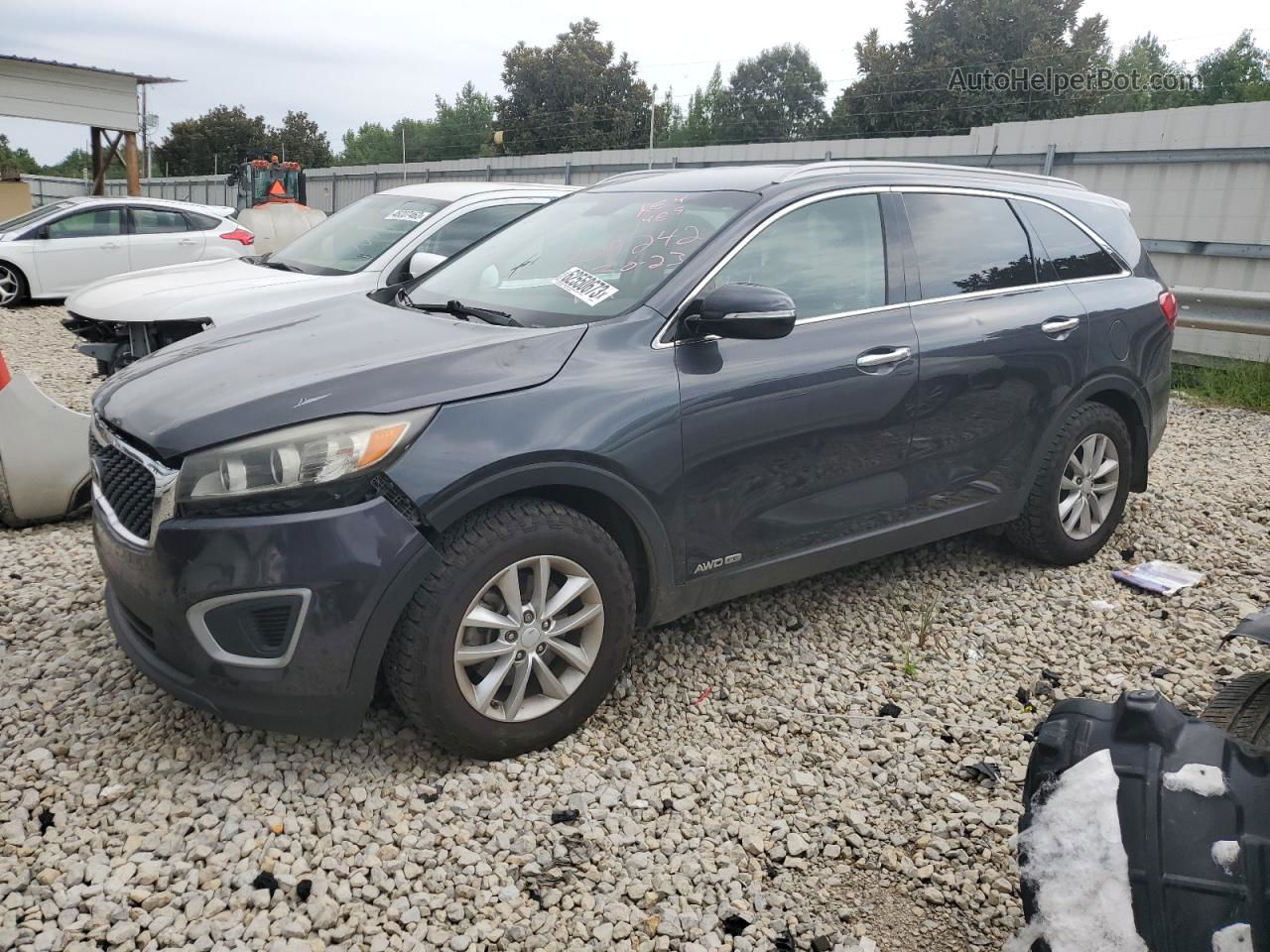 2018 Kia Sorento Lx Charcoal vin: 5XYPGDA58JG409242