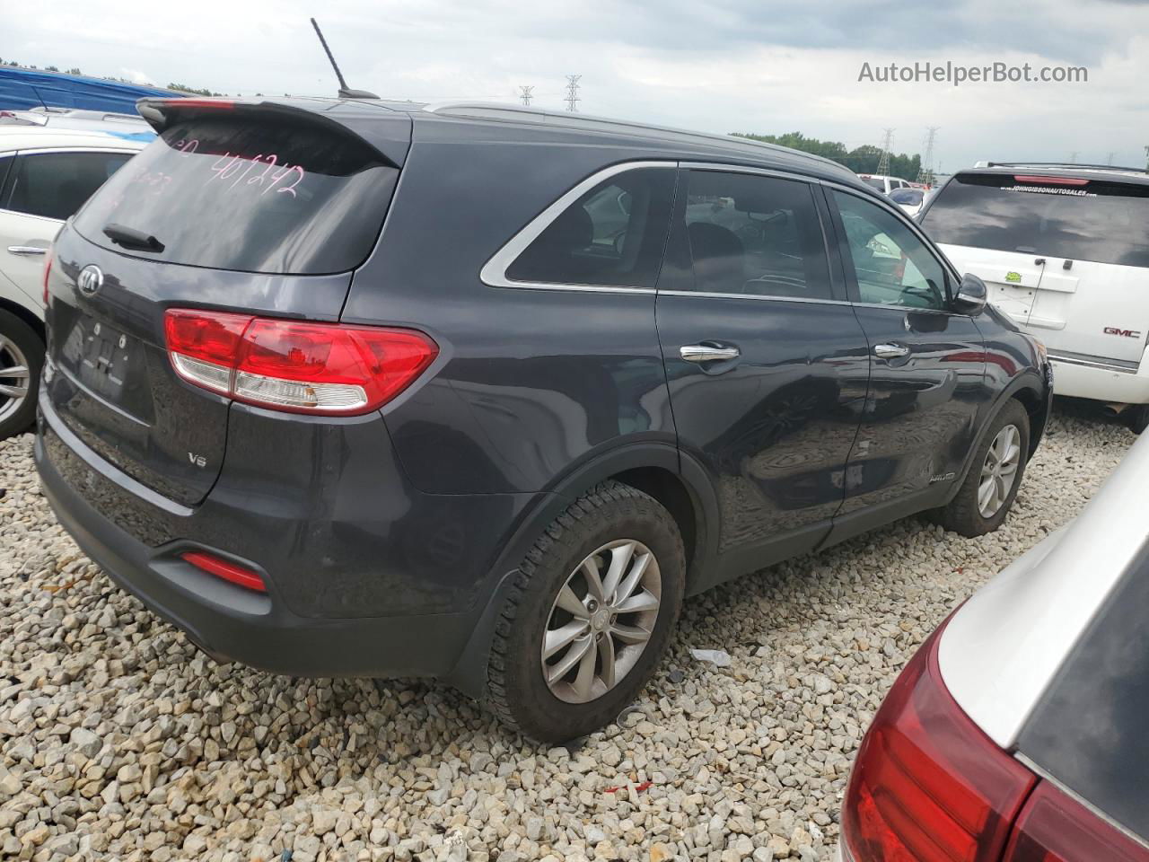 2018 Kia Sorento Lx Charcoal vin: 5XYPGDA58JG409242