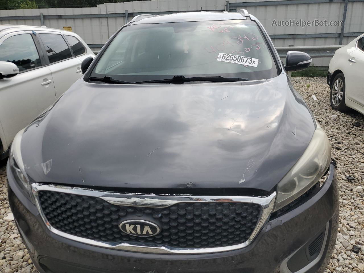 2018 Kia Sorento Lx Charcoal vin: 5XYPGDA58JG409242