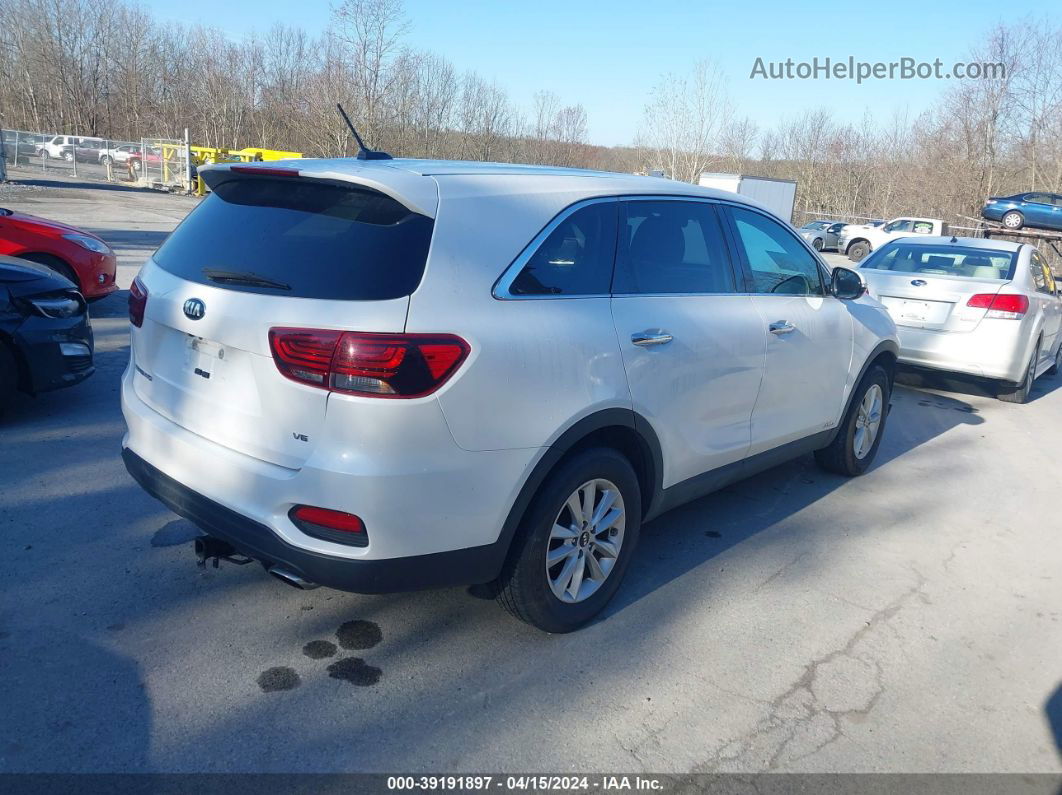 2020 Kia Sorento 3.3l Lx White vin: 5XYPGDA58LG607452