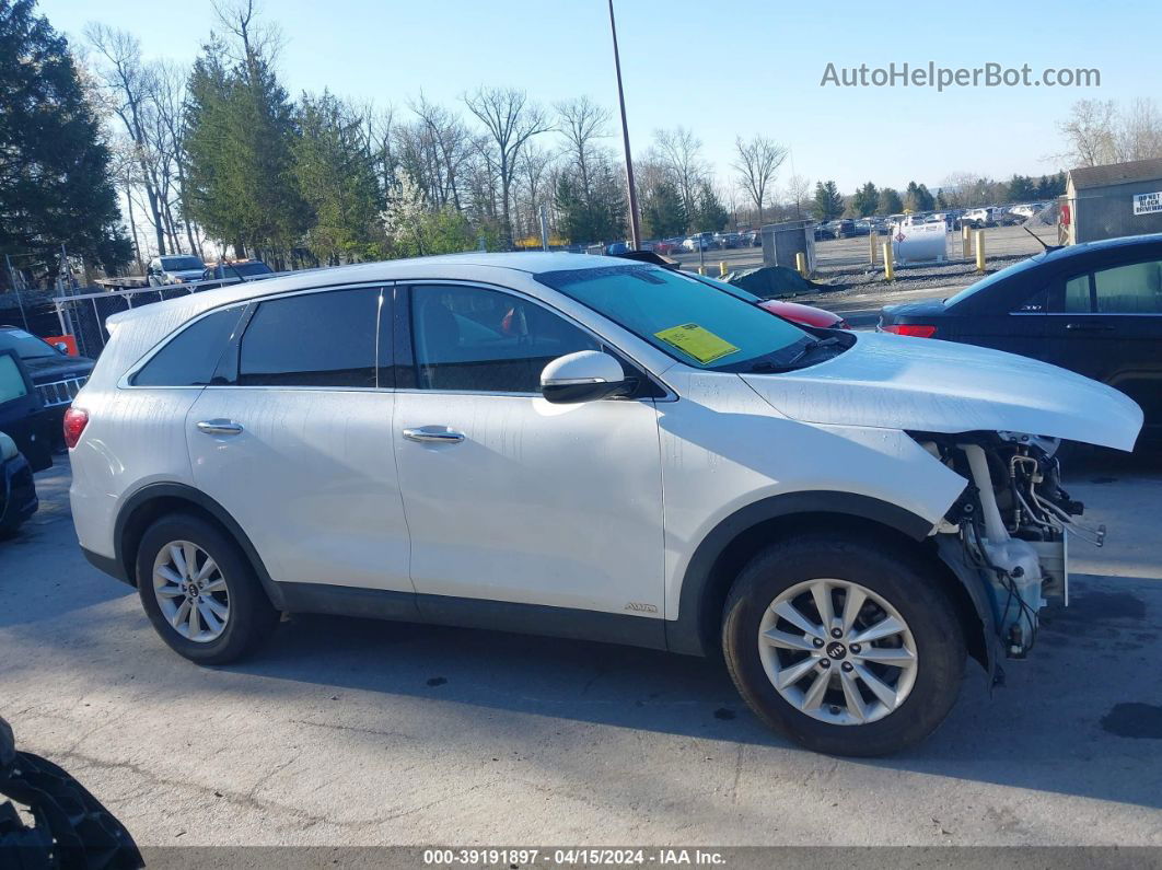 2020 Kia Sorento 3.3l Lx White vin: 5XYPGDA58LG607452