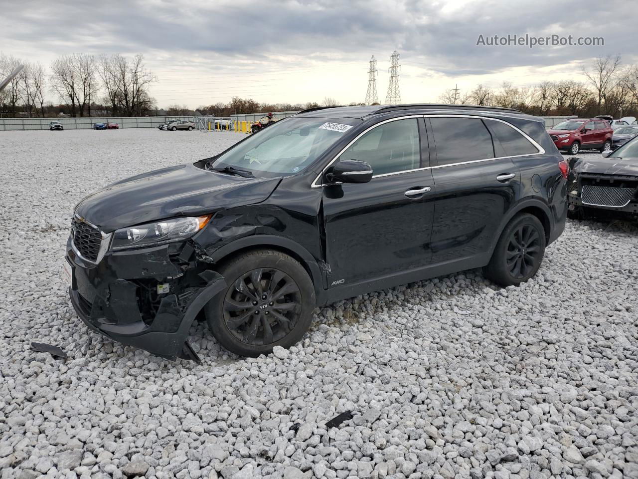 2020 Kia Sorento S Black vin: 5XYPGDA58LG658806