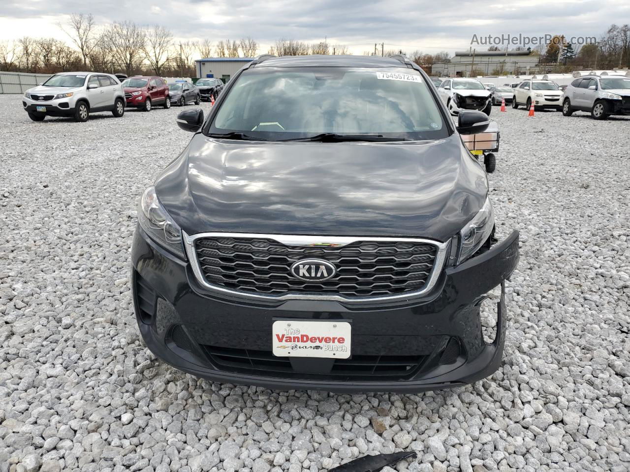 2020 Kia Sorento S Black vin: 5XYPGDA58LG658806