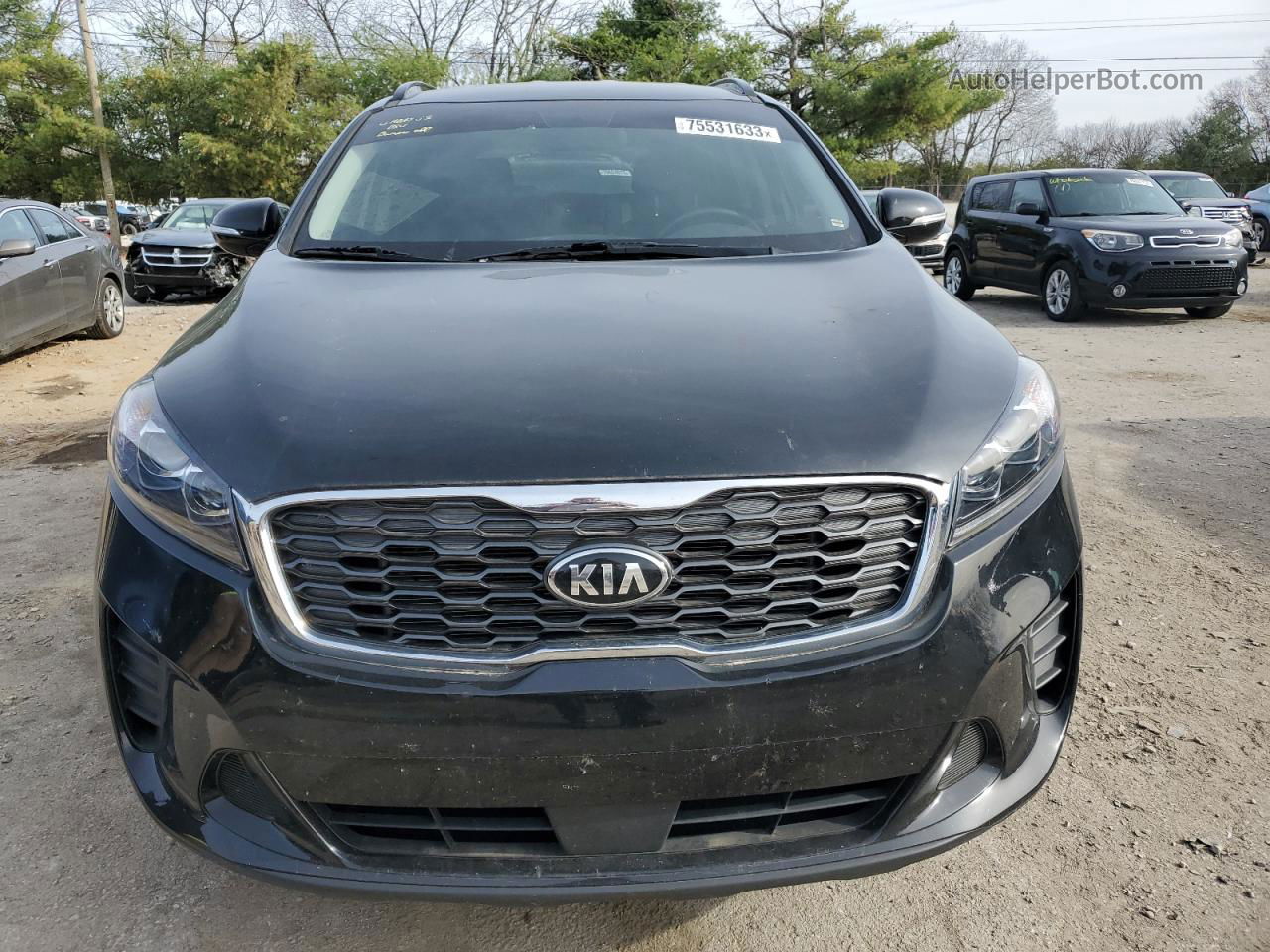 2020 Kia Sorento S Black vin: 5XYPGDA58LG662273