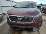 2020 Kia Sorento S Maroon vin: 5XYPGDA58LG692521