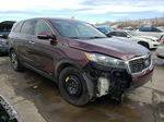 2020 Kia Sorento S Maroon vin: 5XYPGDA58LG692521