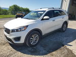 2017 Kia Sorento Lx White vin: 5XYPGDA59HG203745