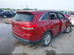 2017 Kia Sorento 3.3l Lx Red vin: 5XYPGDA59HG247325