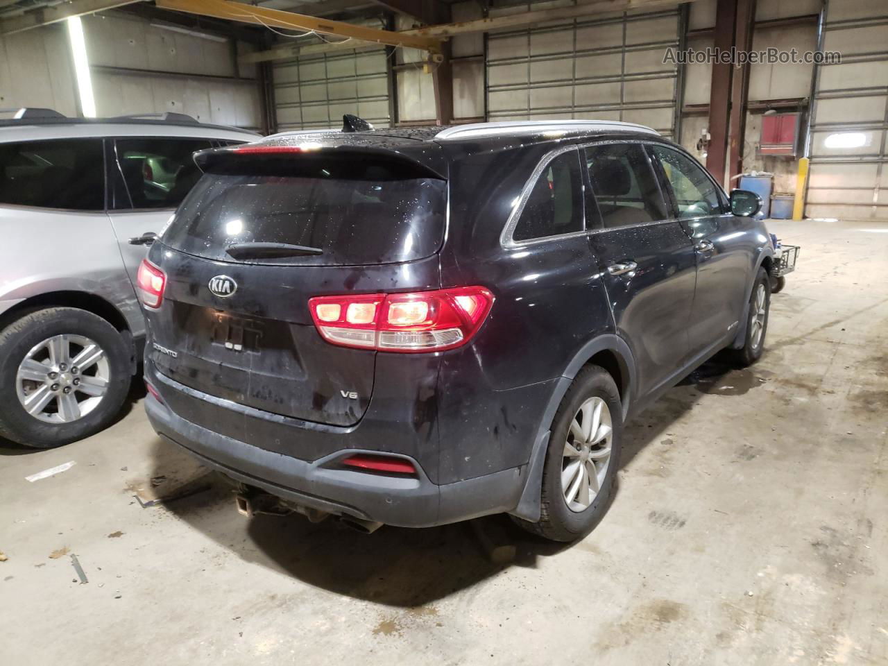 2018 Kia Sorento Lx Black vin: 5XYPGDA59JG367213