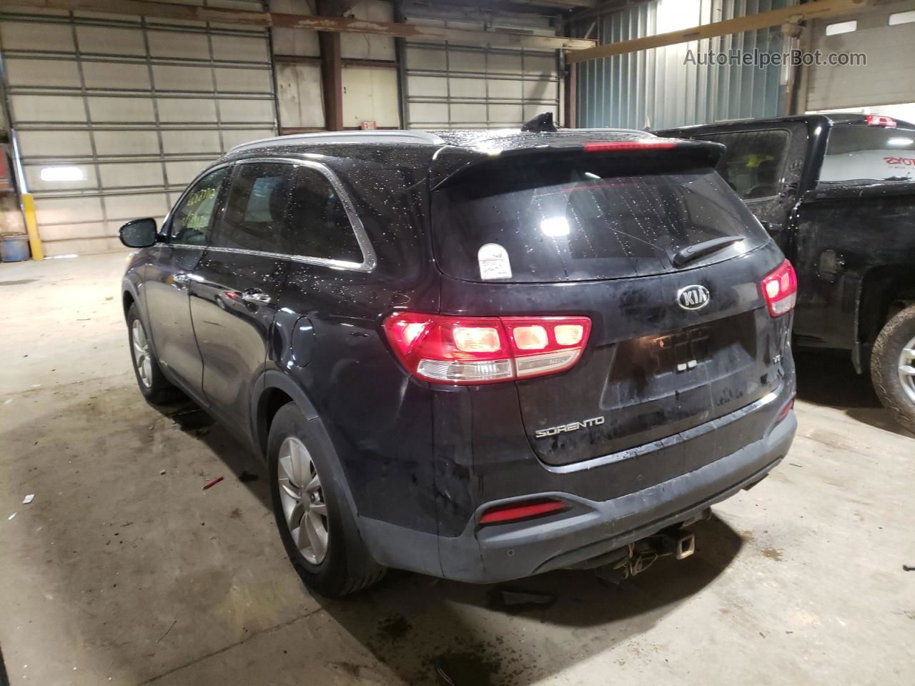 2018 Kia Sorento Lx Черный vin: 5XYPGDA59JG367213