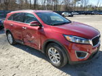 2018 Kia Sorento Lx Red vin: 5XYPGDA59JG367325