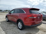 2018 Kia Sorento Lx Красный vin: 5XYPGDA59JG367874