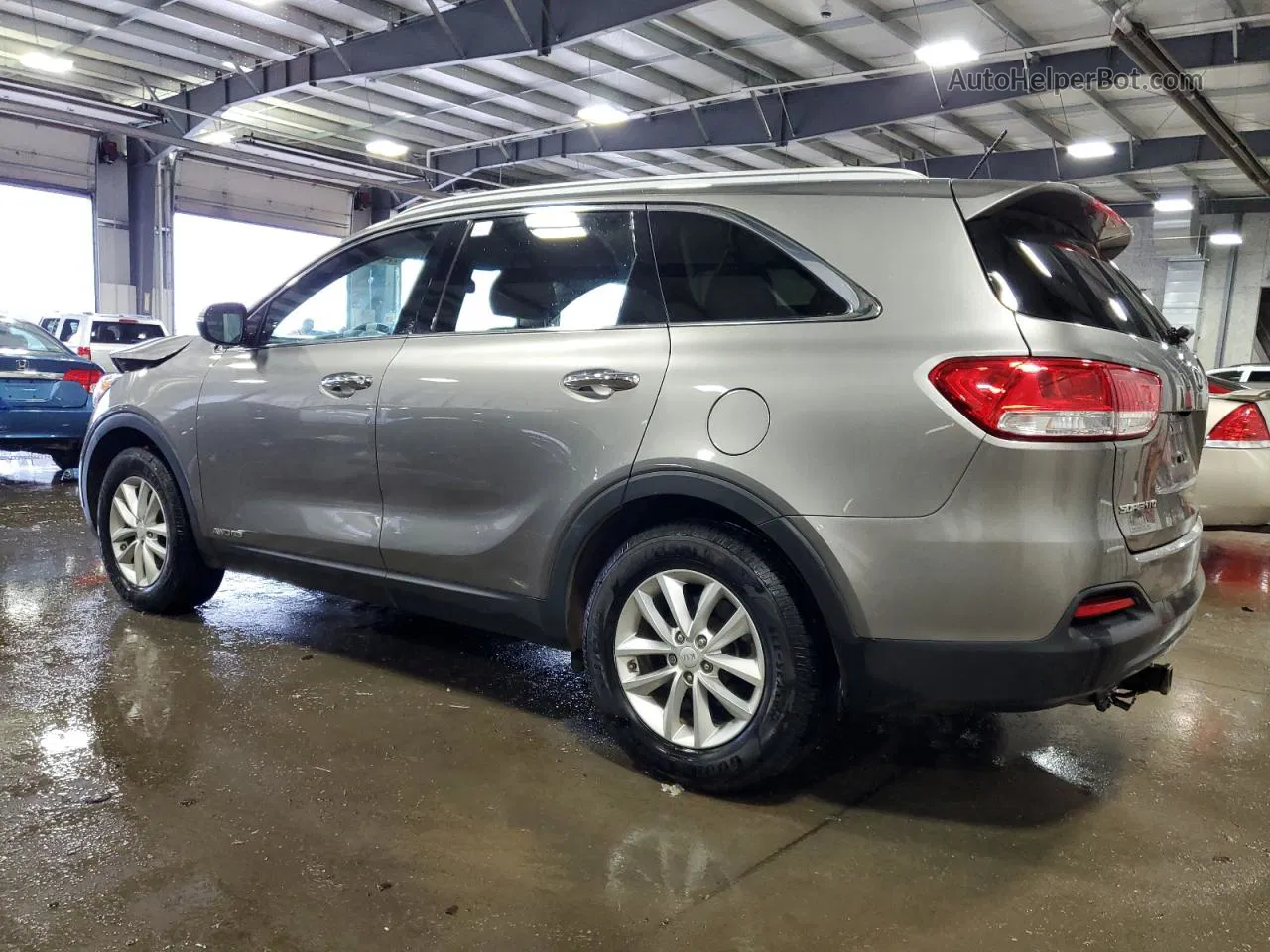 2018 Kia Sorento Lx Gray vin: 5XYPGDA59JG375862