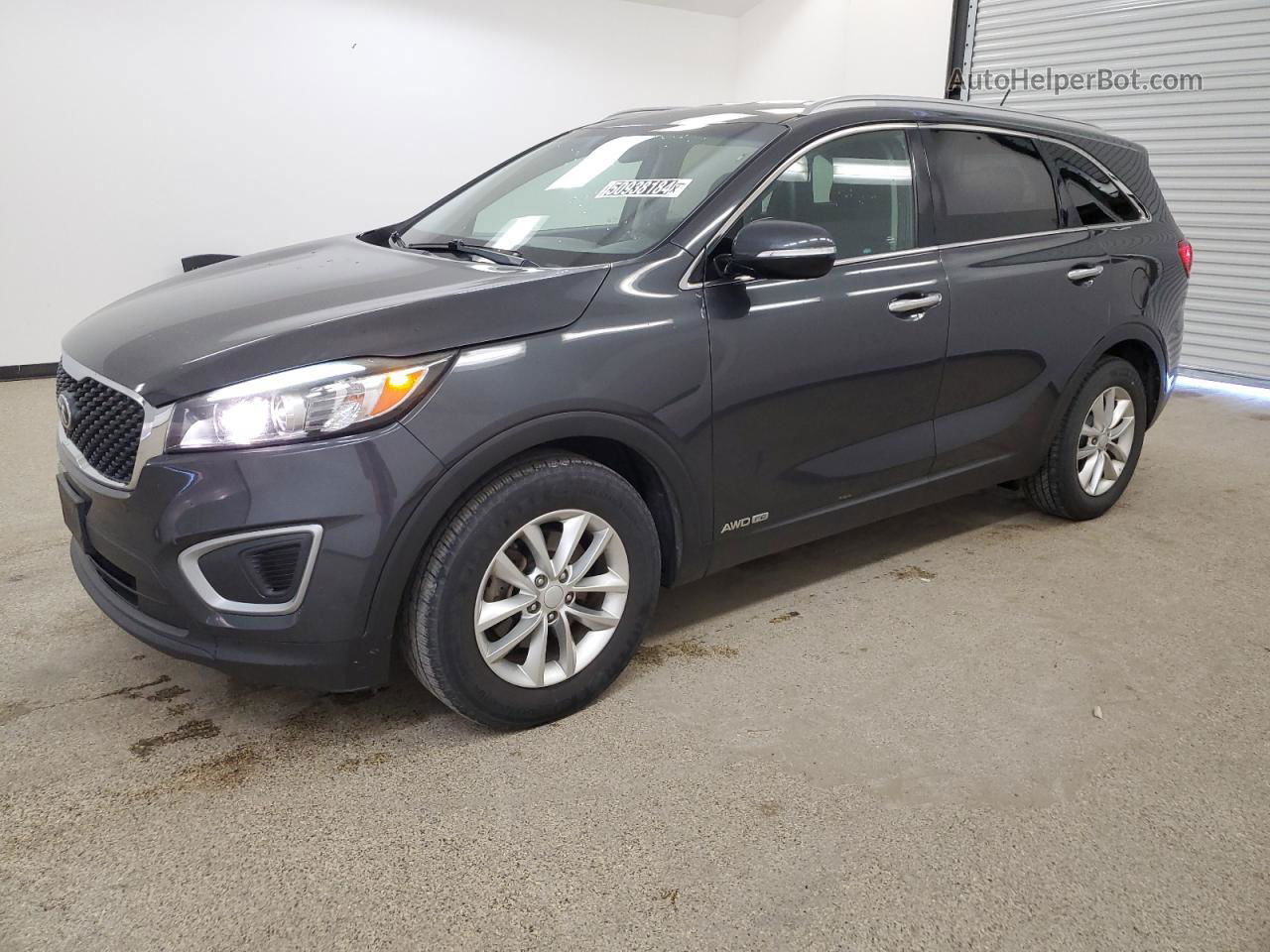 2018 Kia Sorento Lx Gray vin: 5XYPGDA59JG419746