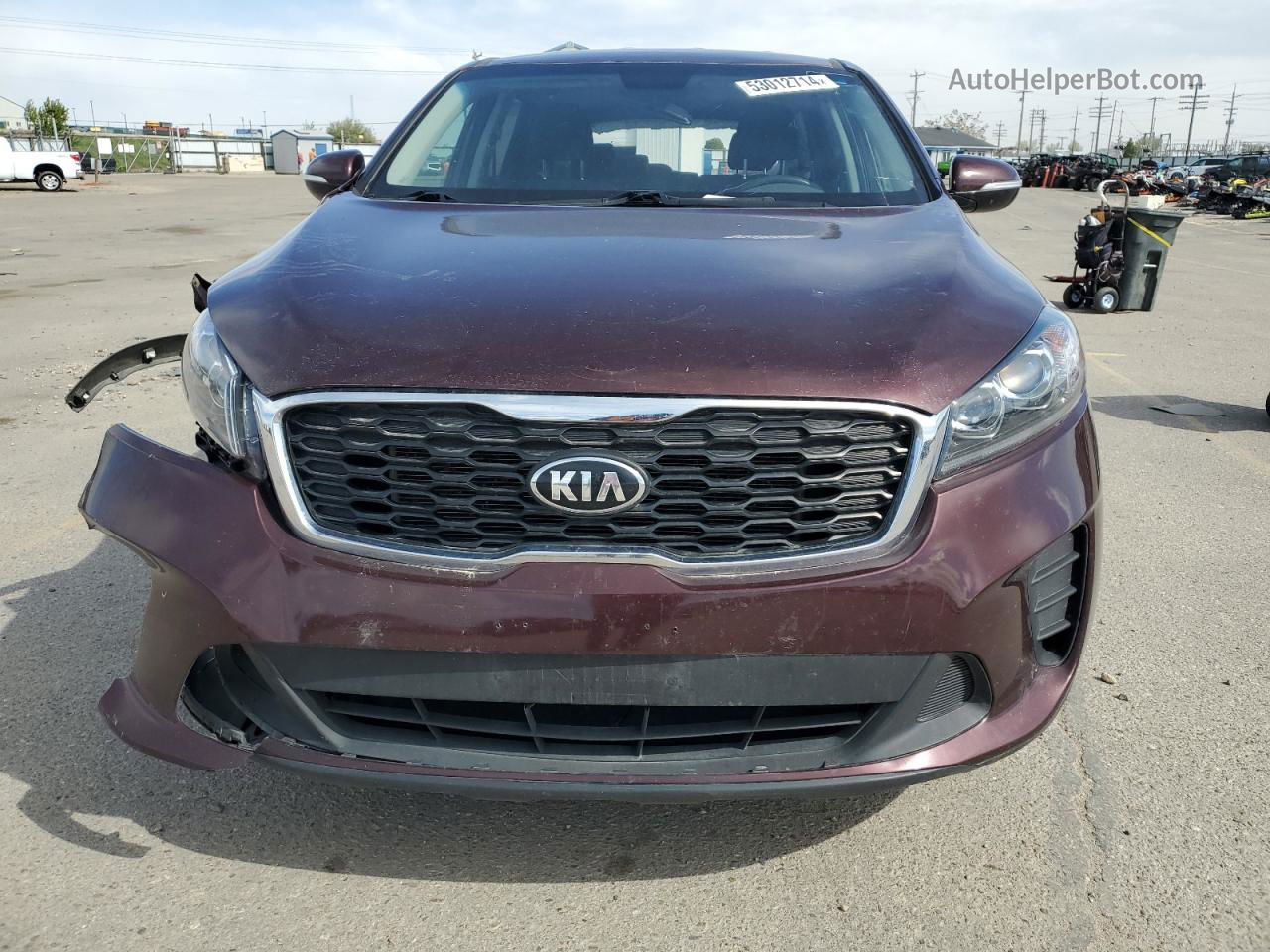 2020 Kia Sorento S Purple vin: 5XYPGDA59LG618542