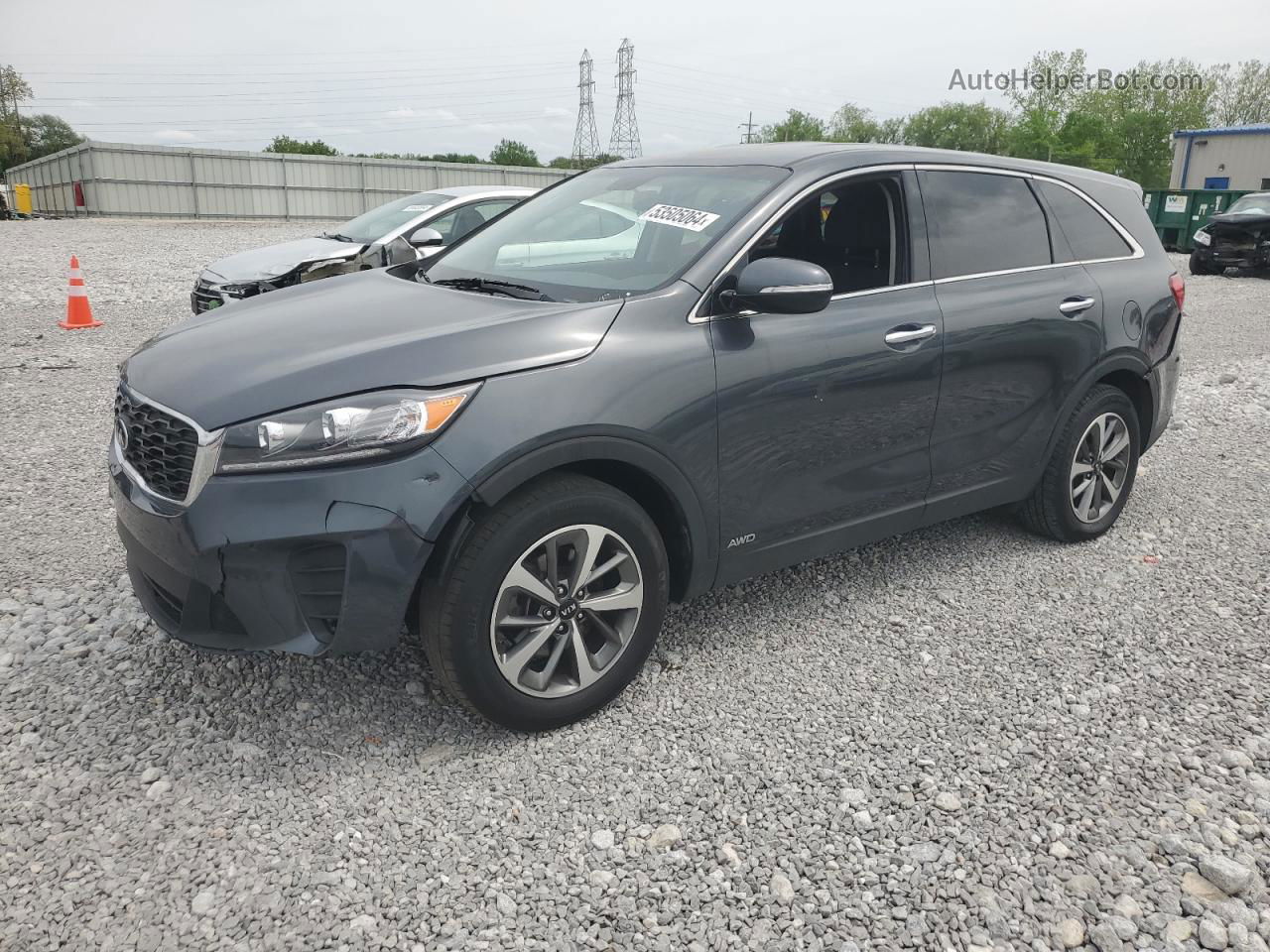 2020 Kia Sorento S Gray vin: 5XYPGDA59LG683956