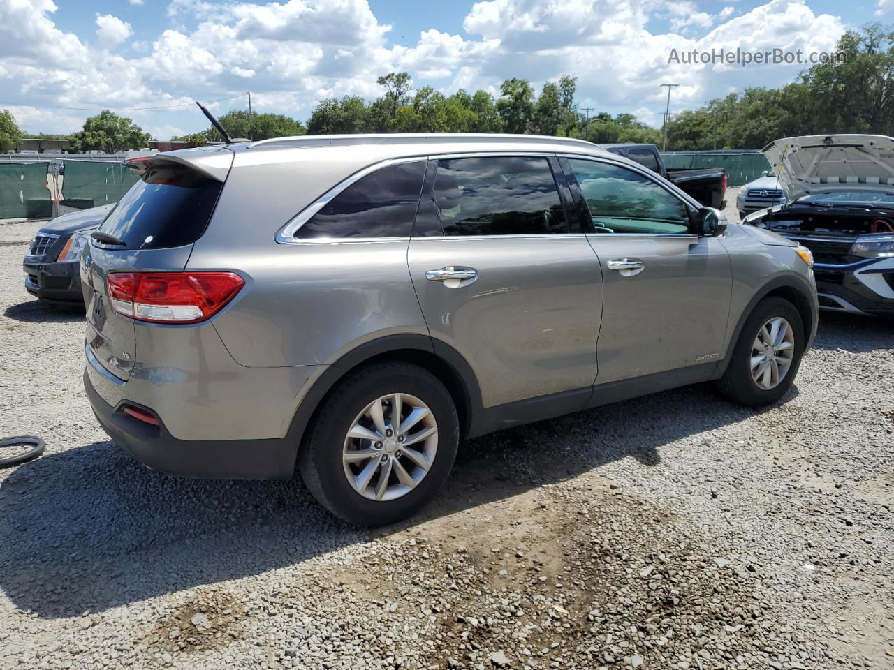 2017 Kia Sorento Lx Gray vin: 5XYPGDA5XHG187426