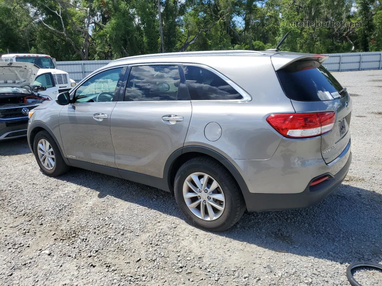 2017 Kia Sorento Lx Gray vin: 5XYPGDA5XHG187426