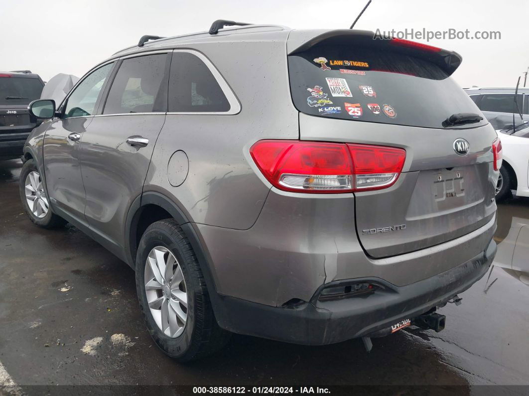 2017 Kia Sorento 3.3l Lx Gray vin: 5XYPGDA5XHG191055