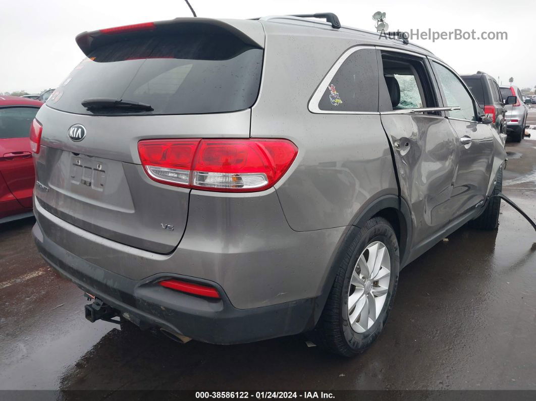 2017 Kia Sorento 3.3l Lx Gray vin: 5XYPGDA5XHG191055