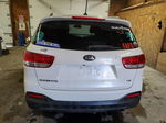 2017 Kia Sorento Lx White vin: 5XYPGDA5XHG196627