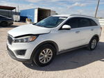 2017 Kia Sorento Lx White vin: 5XYPGDA5XHG220103