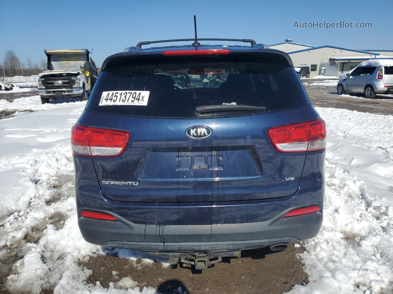 2017 Kia Sorento Lx Синий vin: 5XYPGDA5XHG224636