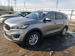 2017 Kia Sorento Lx Серый vin: 5XYPGDA5XHG329354