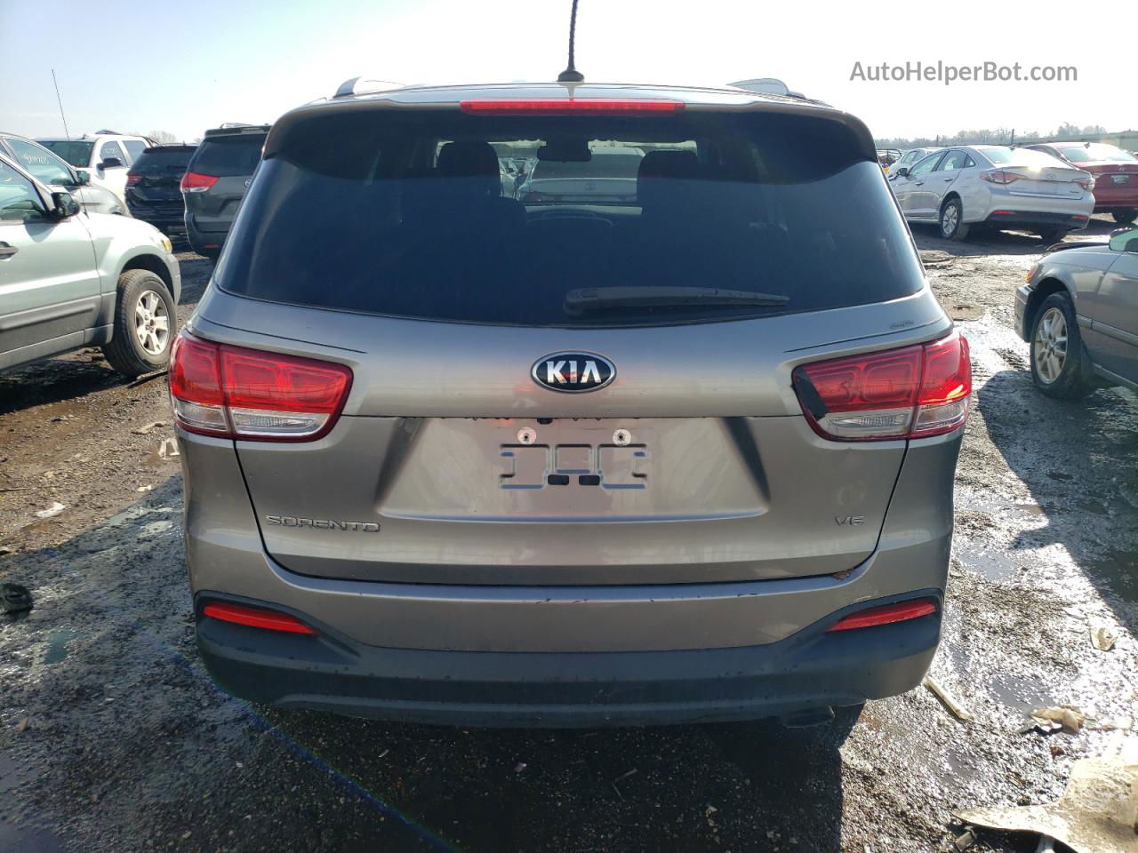 2017 Kia Sorento Lx Gray vin: 5XYPGDA5XHG329354