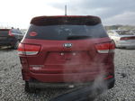 2018 Kia Sorento Lx Red vin: 5XYPGDA5XJG338822