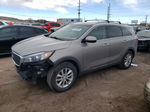 2018 Kia Sorento Lx Gray vin: 5XYPGDA5XJG371965