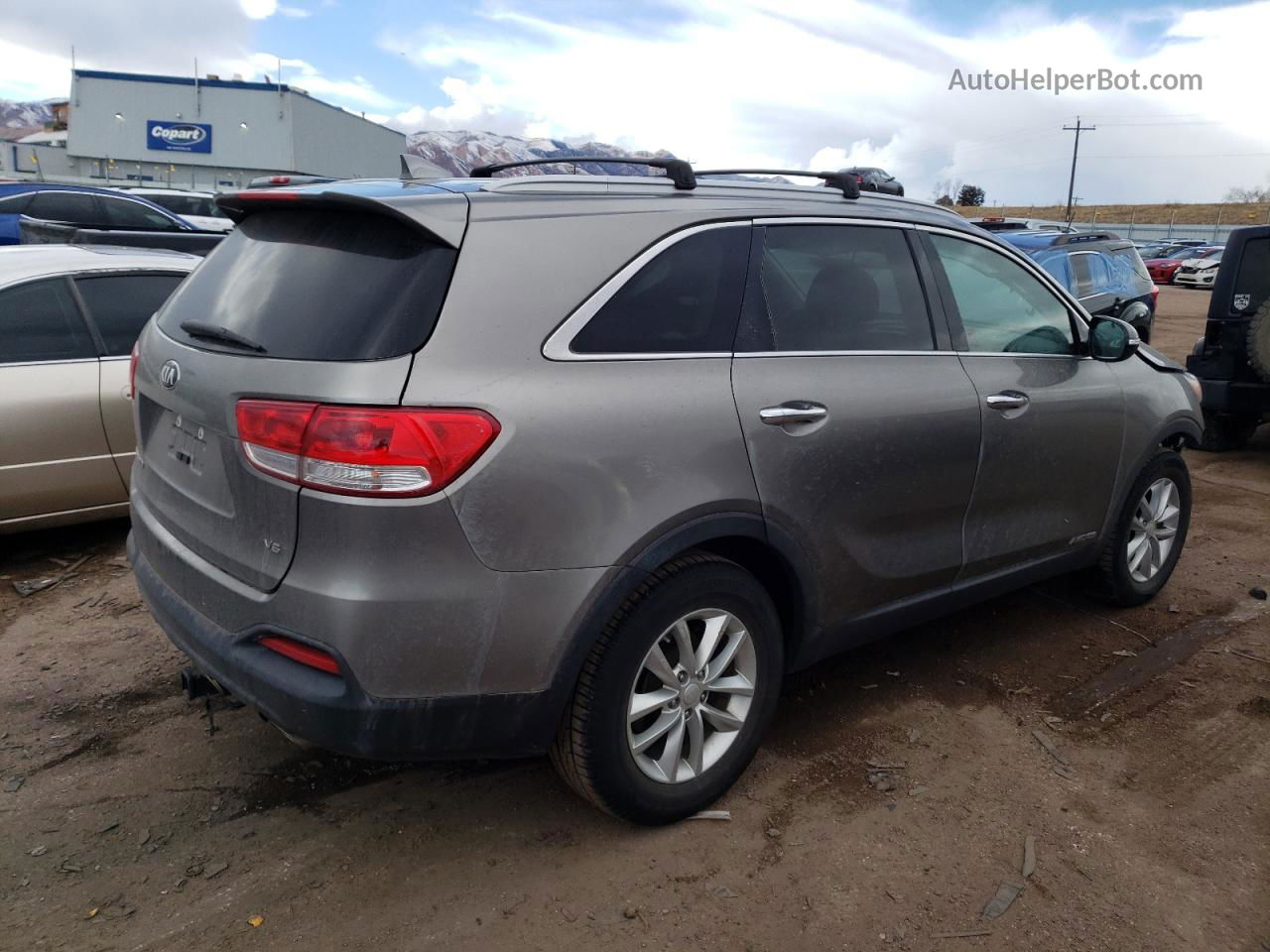 2018 Kia Sorento Lx Gray vin: 5XYPGDA5XJG371965