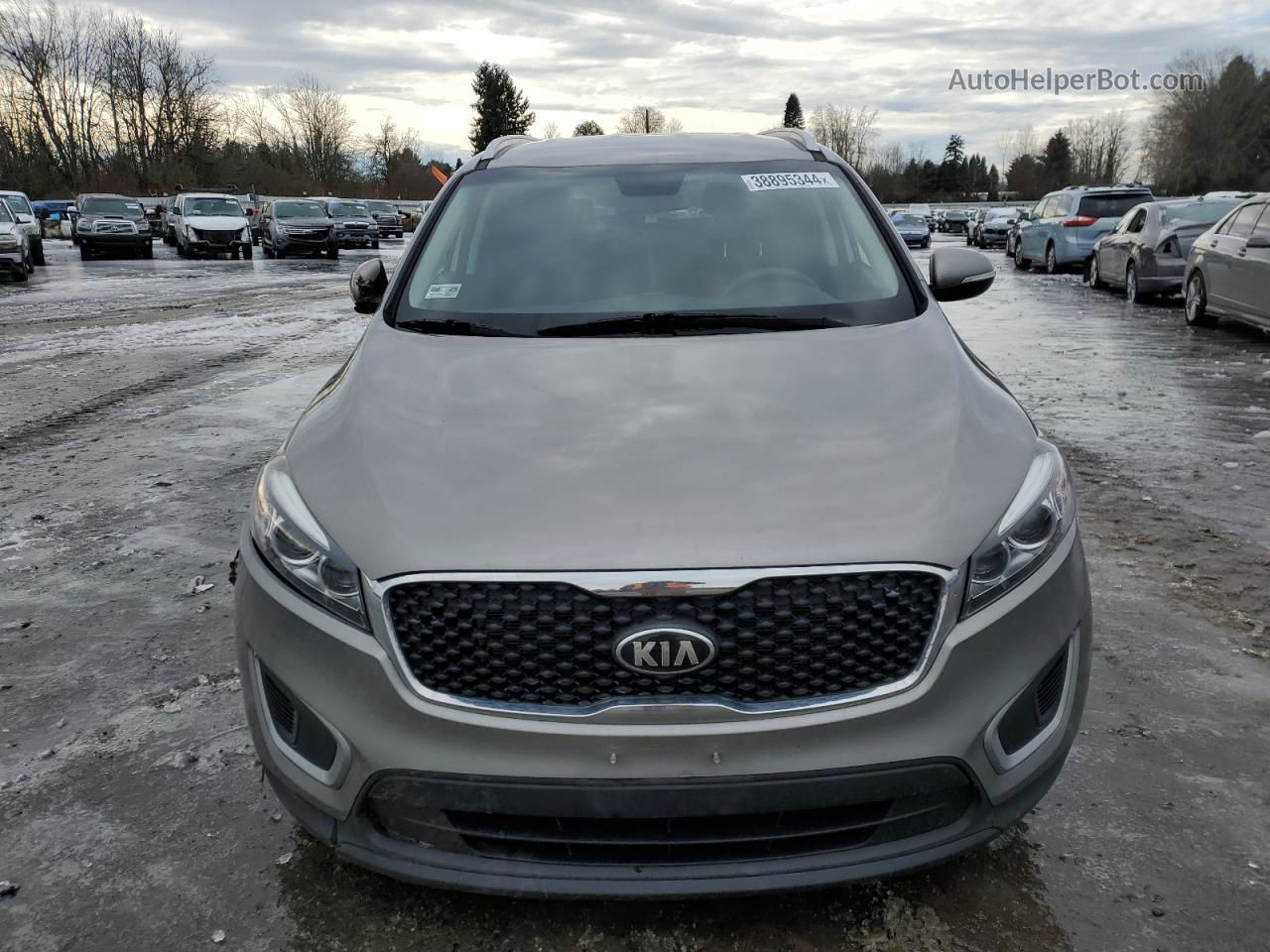 2018 Kia Sorento Lx Gray vin: 5XYPGDA5XJG391861