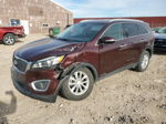 2018 Kia Sorento Lx Maroon vin: 5XYPGDA5XJG408545