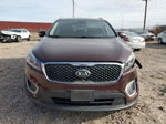 2018 Kia Sorento Lx Maroon vin: 5XYPGDA5XJG408545