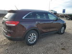 2018 Kia Sorento Lx Maroon vin: 5XYPGDA5XJG408545