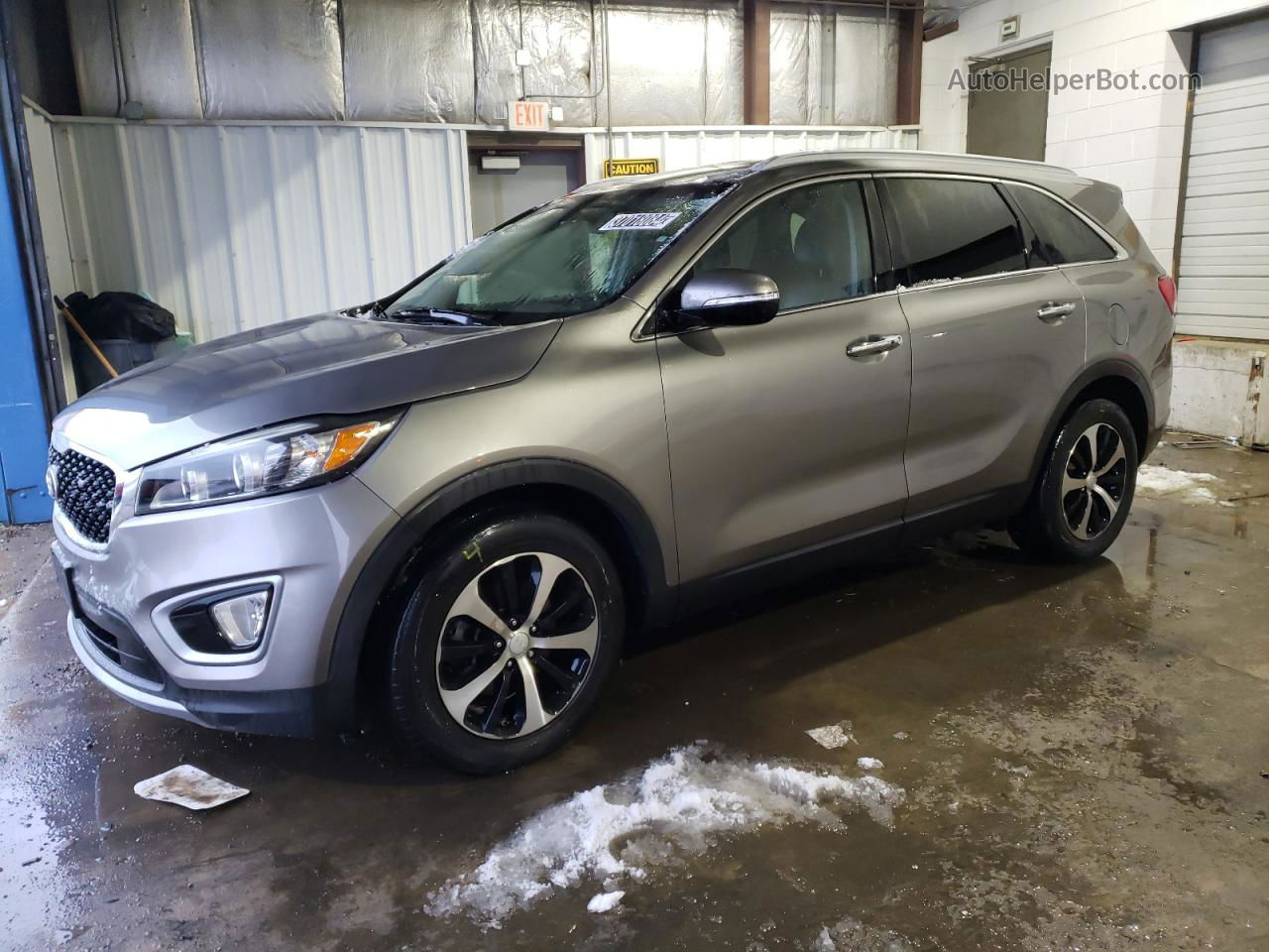 2017 Kia Sorento Ex Gray vin: 5XYPH4A10HG248244