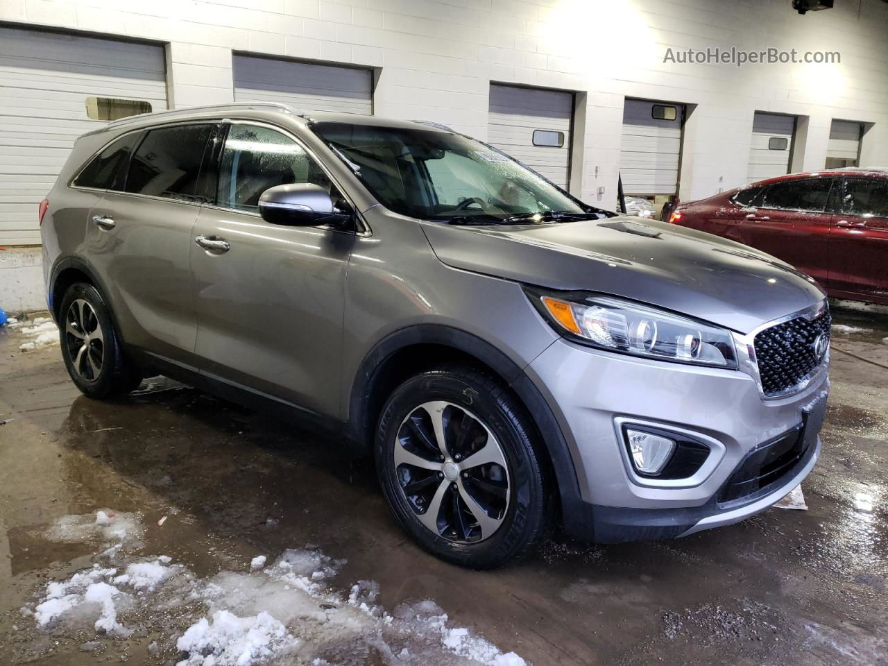 2017 Kia Sorento Ex Gray vin: 5XYPH4A10HG248244