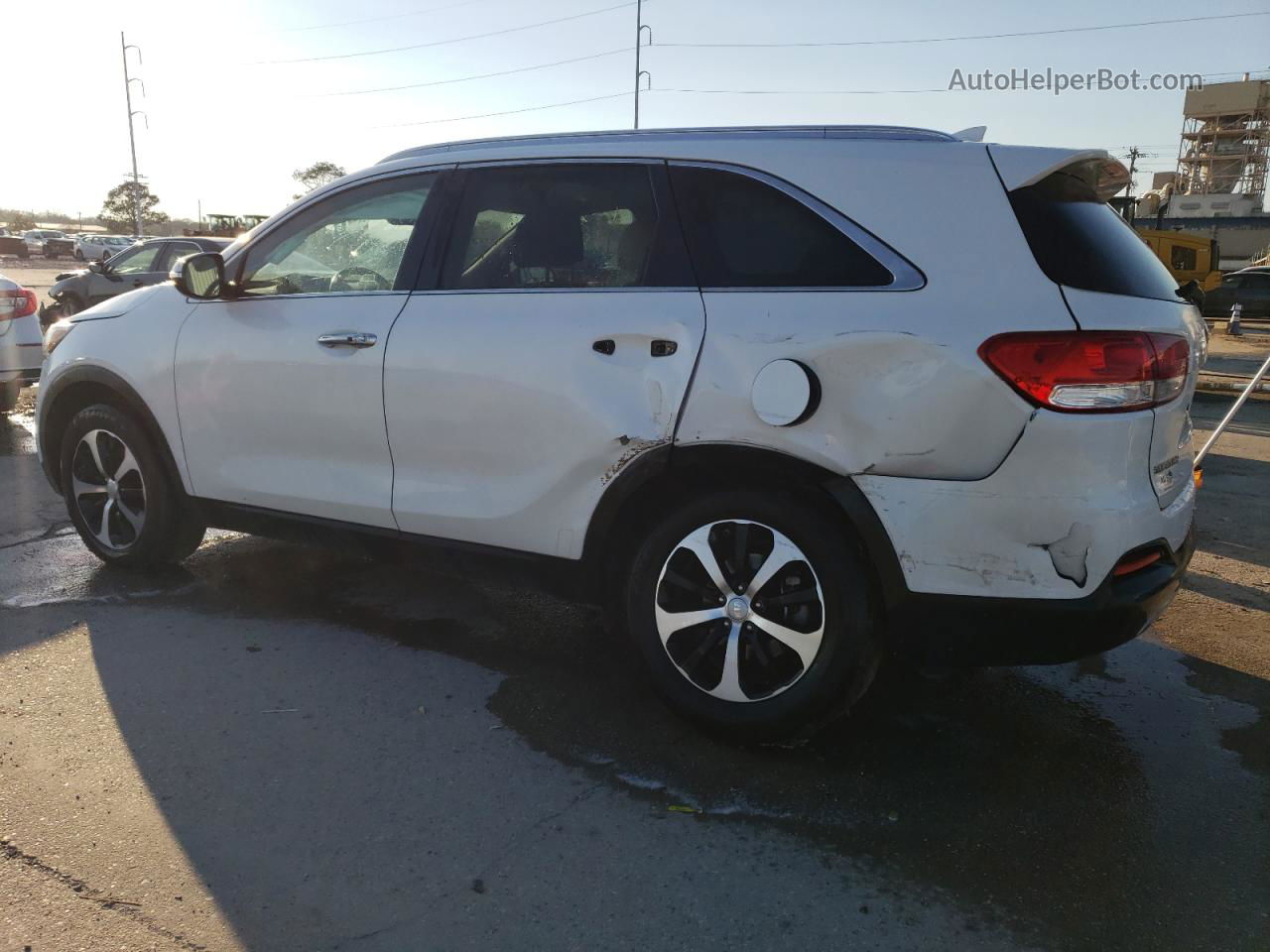 2017 Kia Sorento Ex Белый vin: 5XYPH4A12HG294240