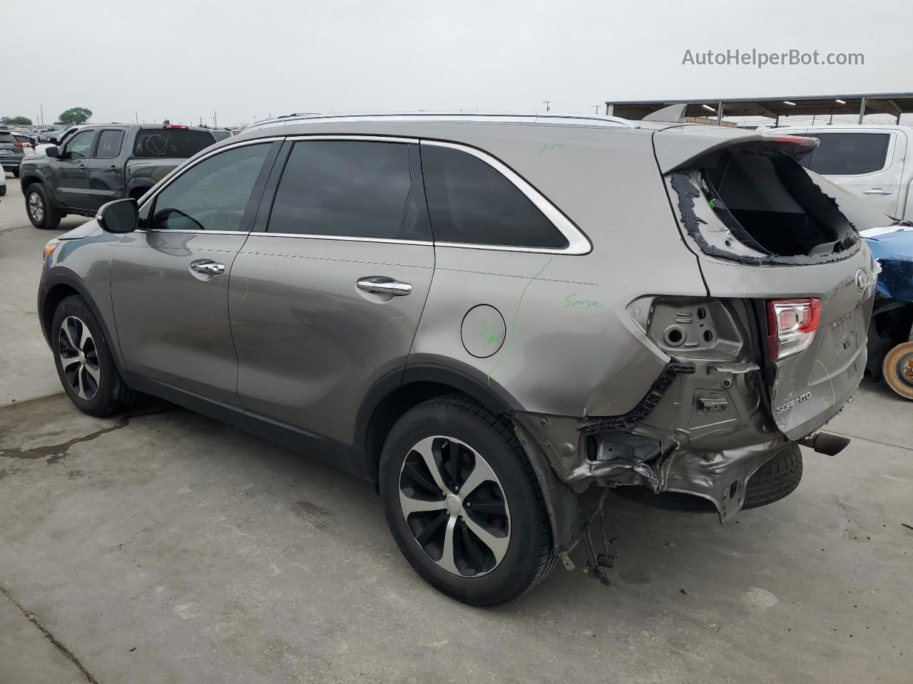 2017 Kia Sorento Ex Gray vin: 5XYPH4A15HG280588