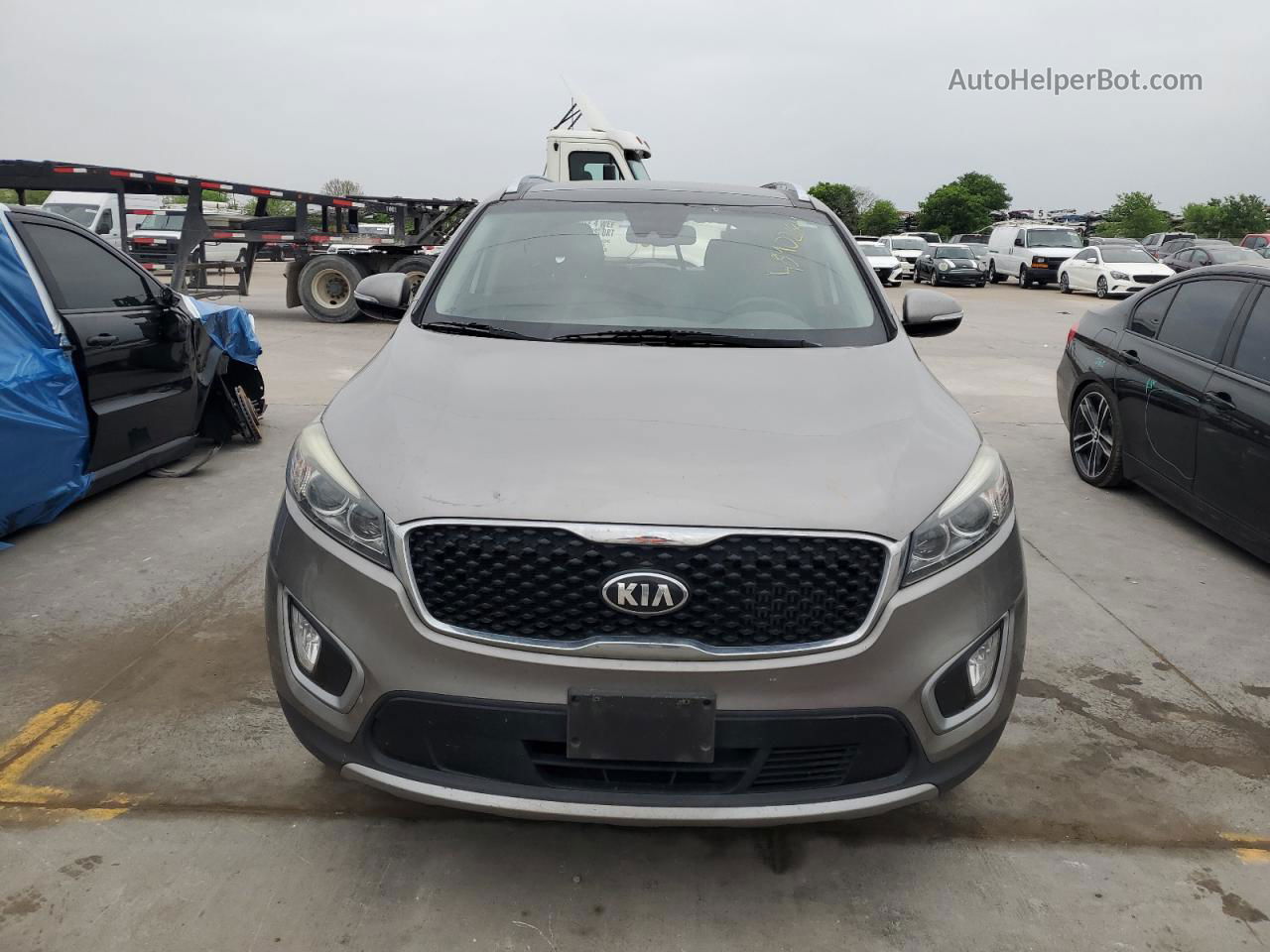 2017 Kia Sorento Ex Gray vin: 5XYPH4A15HG280588