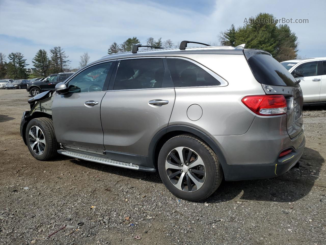 2017 Kia Sorento Ex Silver vin: 5XYPH4A50HG236677