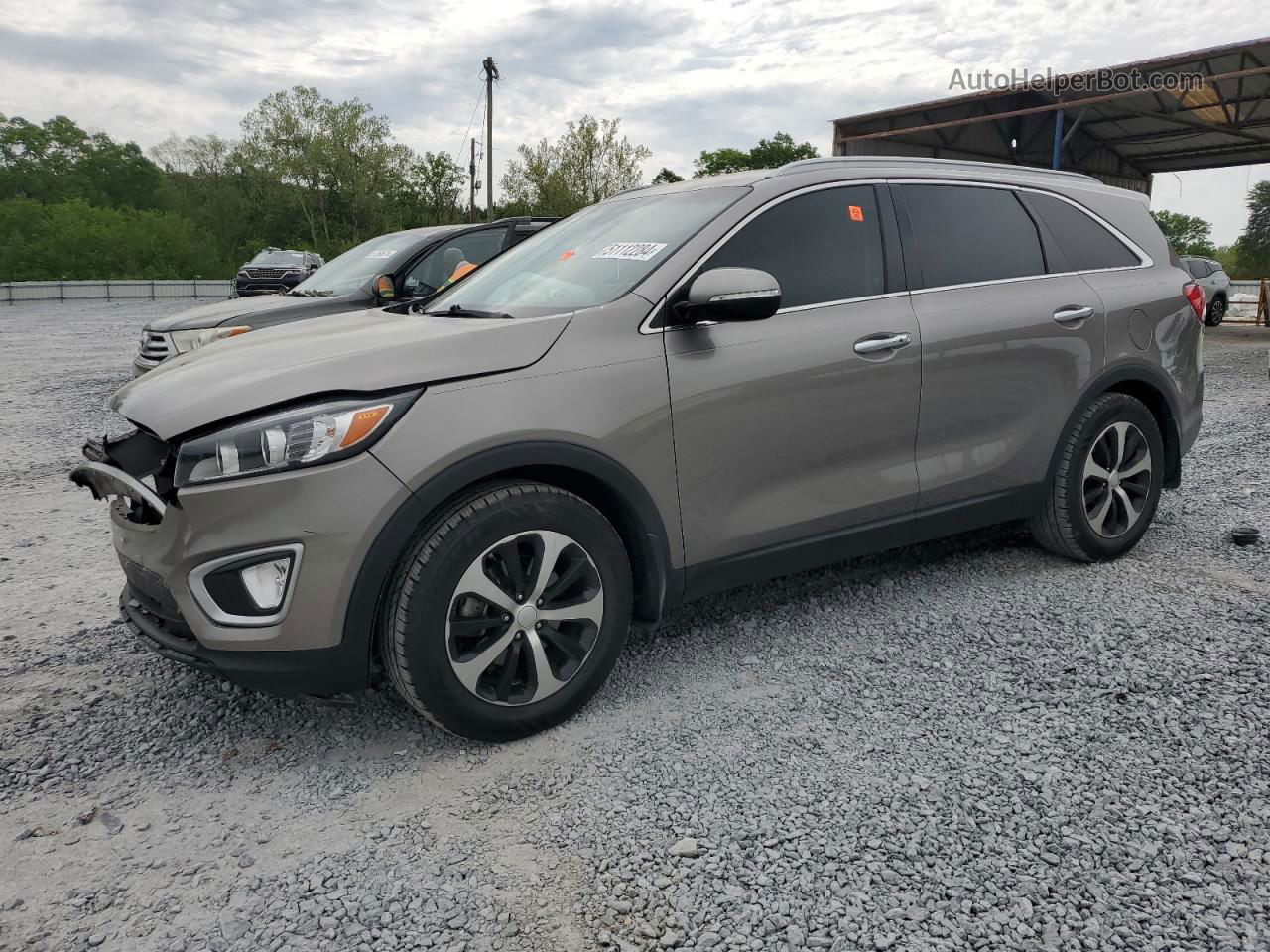 2017 Kia Sorento Ex Gray vin: 5XYPH4A50HG289153