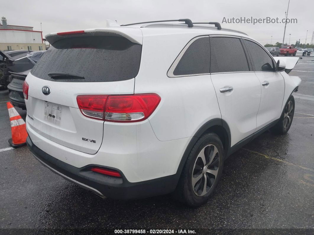 2017 Kia Sorento 3.3l Ex White vin: 5XYPH4A50HG315699